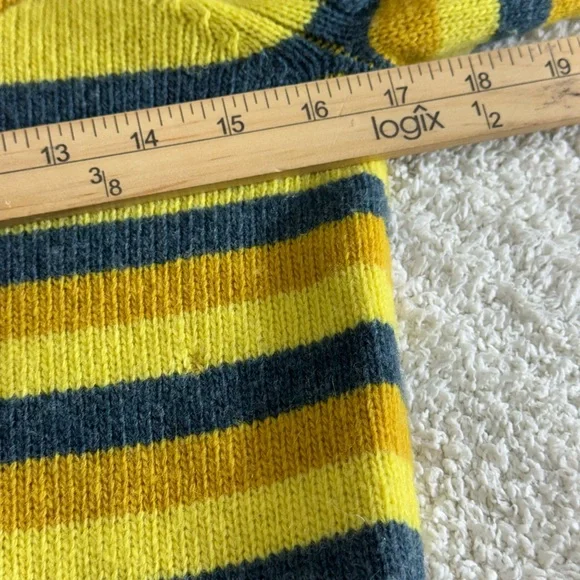 Sparrow sweater womens size XS striped cardigan lamb wool Knit Button Up - Picture 6 of 11